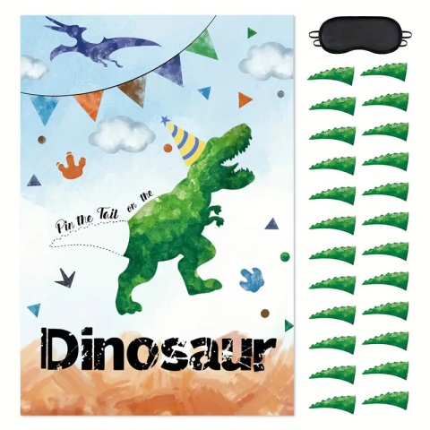 Gra imprezowa "ogon dinozaura"
